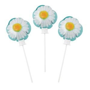 12 Pieces Oriental Trading Daisy Self-Inflating 4 1/4" Mylar Balloons